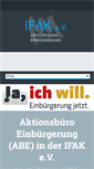 Mobile Screenshot of einbuergern.de
